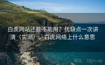 白虎网站还能不能用？优缺点一次讲清（实测），白虎网络上什么意思