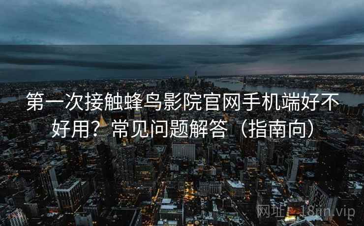 第一次接触蜂鸟影院官网手机端好不好用？常见问题解答（指南向）  第2张