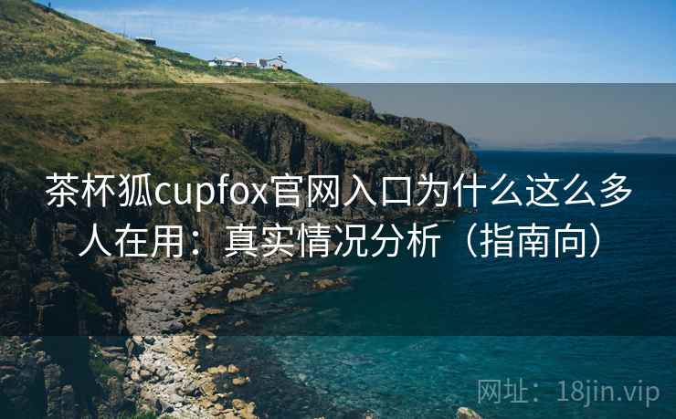 茶杯狐cupfox官网入口为什么这么多人在用：真实情况分析（指南向）  第2张