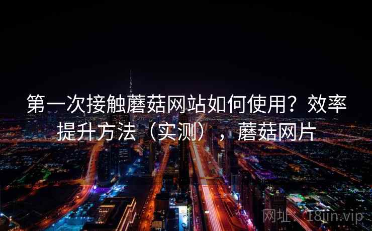 第一次接触蘑菇网站如何使用？效率提升方法（实测），蘑菇网片  第2张